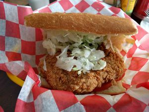 Chik'on Sammy at Thank Goodness It's Vegan in Goshen