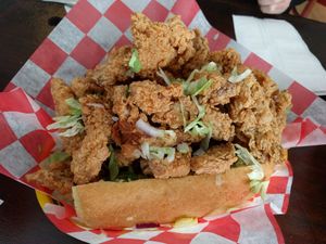 Oyster Po'boy at Thank Goodness It's Vegan in Goshen