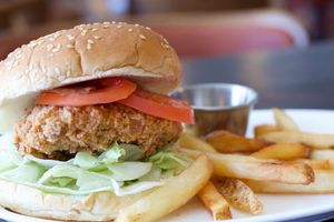 Chick'on Sandwich at Thank Goodness It's Vegan in Goshen