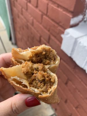 Beefy empanada  at Thank Goodness It's Vegan in Goshen