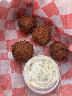 Crabby patties  at Thank Goodness It's Vegan in Goshen