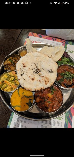 Thali at Tamatanga in Nottingham