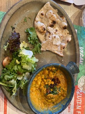 Tarka daal (after I’d tucked in) at Tamatanga in Nottingham