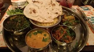 Thali at Tamatanga in Nottingham