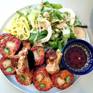 kimbap at Vegan - Jahamoon in Seoul