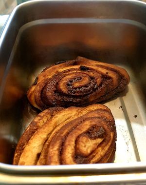 cinn roll at Vegan - Jahamoon in Seoul