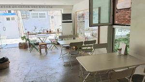 interior of location - seating at Vegan - Jahamoon in Seoul