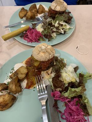 The Vegan Burger, delicious at Vegan - Jahamoon in Seoul