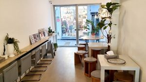 Interior of location at Veganique in Seoul