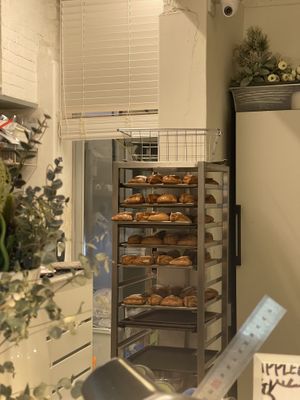 Fresh baked goods  at Veganique in Seoul