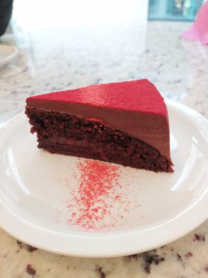 Red velvet at Veganique in Seoul