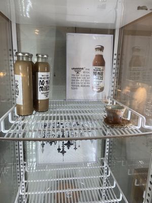 ‘No milk’ milk tea  at Veganique in Seoul