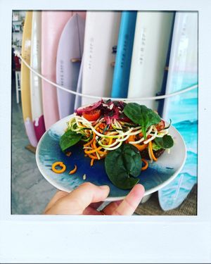 Vegan avovado Toast  at Coffee & Waves in Lagos