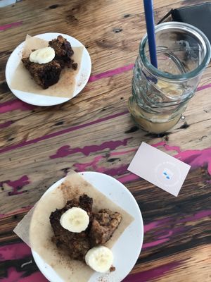 vegan banana bread at Coffee & Waves in Lagos