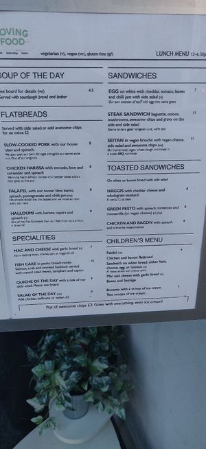 Seitan at Loving Food in Stirling