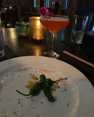 Shishito peppers  at Musume in Dallas