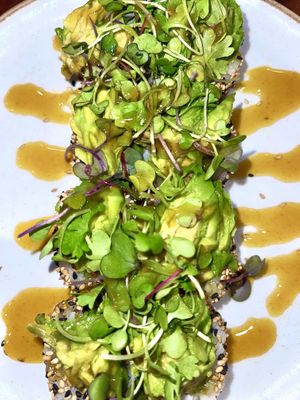 super fly vegan roll  at Musume in Dallas