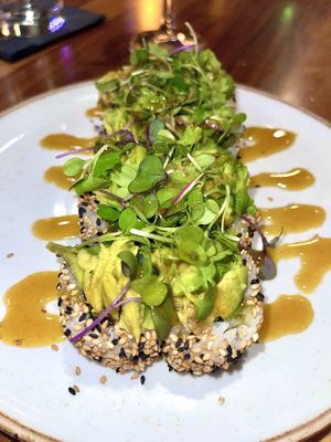 super fly vegan roll  at Musume in Dallas