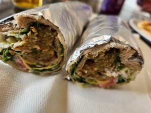 Falafelrolle at Falafelhaus in Braunschweig