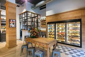 Interior at Gelateria Telesio in Turin