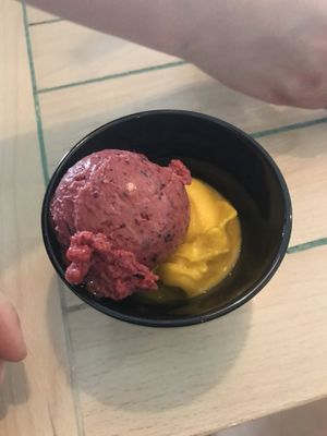 Vegan icecream   at Marshall's Gelato in Sarajevo