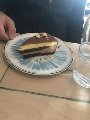 Vegetarian cake   at Marshall's Gelato in Sarajevo