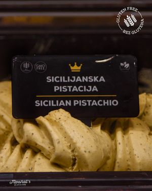 Sicilian Pistachio is #musthave at Marshall's Gelato in Sarajevo