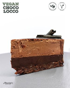 Vegan Choco Loco Cake at Marshall's Gelato in Sarajevo