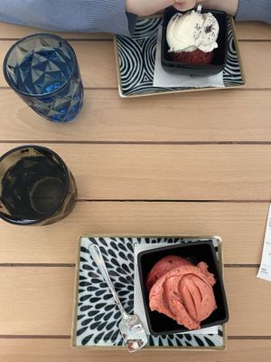   at Marshall's Gelato in Sarajevo
