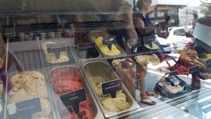 MG flavours at Marshall's Gelato in Sarajevo