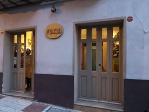 Outside at Fonzo in Malaga