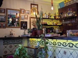 Interior of the restaurant at Fonzo in Malaga