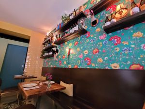 Interior of the restaurant at Fonzo in Malaga