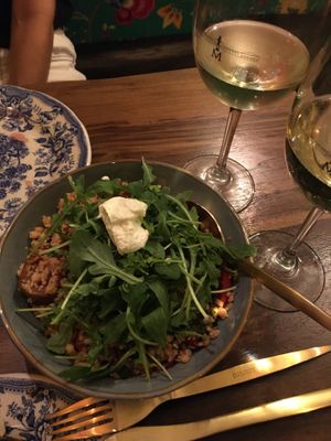 Cous cous perla con tres tipos de tomate (veganizable) at Fonzo in Malaga