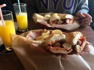  Vegan meatball sub  at Harry's Sandwich Company in Tokyo