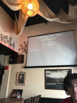 mario kart! at Harry's Sandwich Company in Tokyo