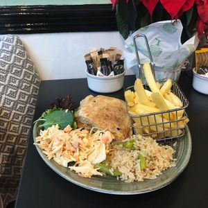 Chicken and Pesto Panini  at Megafauna in Southport