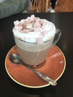 Mega hot choc  at Megafauna in Southport