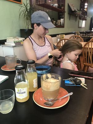 Enjoying a morning brew.   at Megafauna in Southport