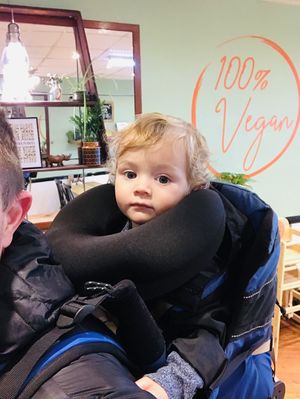 Stopping in on our hike.   at Megafauna in Southport