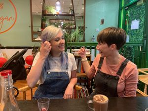 Hot choccies  at Megafauna in Southport