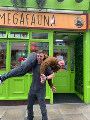 Carrying out the riff raff  at Megafauna in Southport