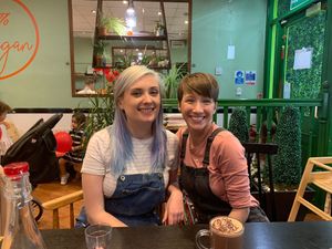 All smiles   at Megafauna in Southport