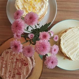 Lovely gluten free and vegan cakes at Megafauna in Southport