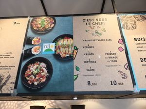 Make your own poke at Hilo Food in Cergy