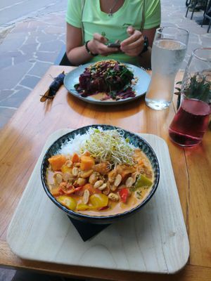Veggie Curry at Goldkind in Mayrhofen
