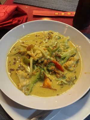 Thai green curry   at Sherpa in Alicante