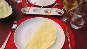 Papadum at Sherpa in Alicante