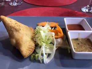 Samosa at Sherpa in Alicante