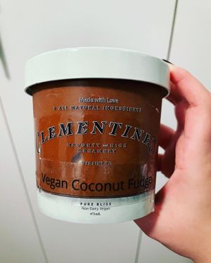 So rich and creamy! Love love love! at Clementine's Naughty & Nice Creamery in Clayton